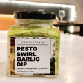 Pesto Swirl Garlic Dip